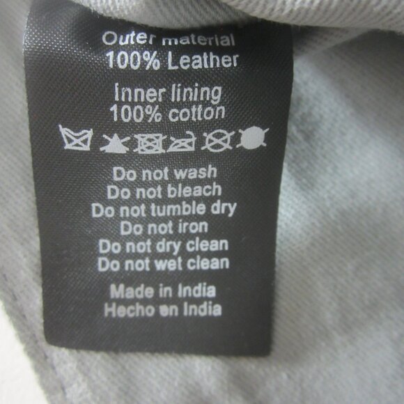 Day & Mood Gray Blue Pebbled Leather Crossbody Bag 8.5 X 9" Adjustable Strap - Picture 10 of 12